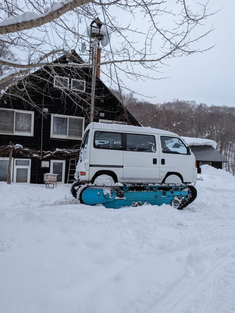 A house in the snow in the Niseko region of Hokkaido