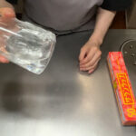 Plastic wrapped cup