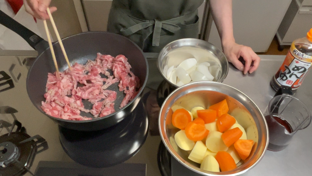 05 saute the beef